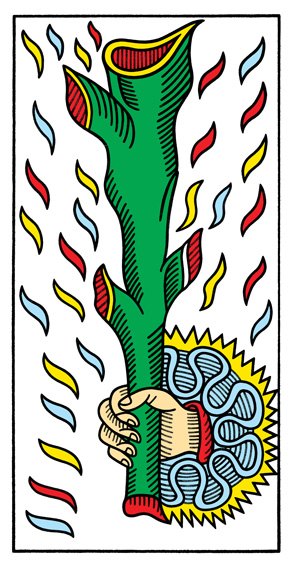 First card — Marseille Tarot